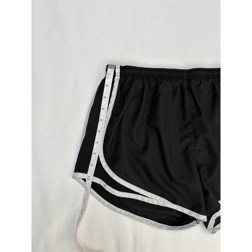 Nike Dri-FIT Tempo Running Shorts Black White Women's Size Medium 3 Inch Inseam - Picture 12 of 13